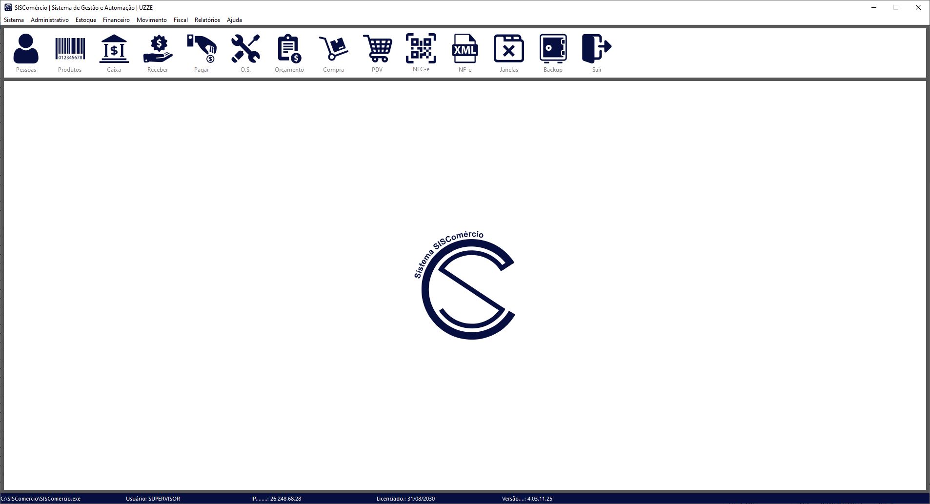 🏬 Menu Principal